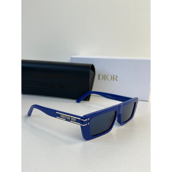 NEW Dior Signature S2U Sunglasses in Blue - Picture 7 of 8